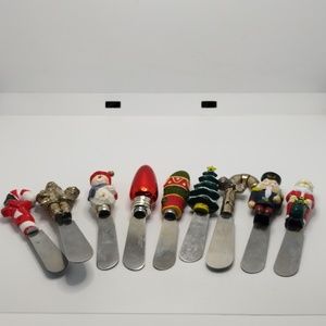 VINTAGE CHRISTMAS BUTTER KNIFE COLLECTION